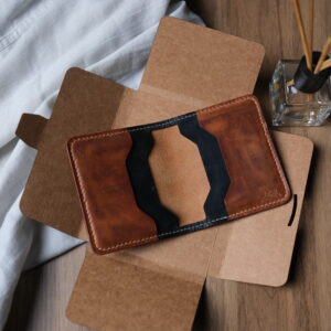 Personalized Leather Bifold Wallet V2 - Handmade Premium Leather Wallet